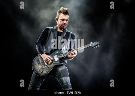 Landgraaf, Netherlands 11th june 2016  Skillet perform live at Pinkpop Festival 2016 Credit:  Roberto Finizio/ Alamy Live News Stock Photo