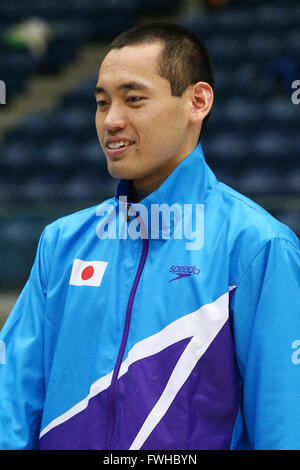 Yokohama International Swimming Center, Kanagawa, Japan. 12th June, 2016. Takuya Tsugawa Swimming : Japan Swimming championships of Persons with an Intellectual Disability in Yokohama International Swimming Center, Kanagawa, Japan . © Shingo Ito/AFLO SPORT/Alamy Live News Stock Photo