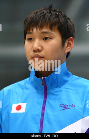 Yokohama International Swimming Center, Kanagawa, Japan. 12th June, 2016. Koki Sakakura Swimming : Japan Swimming championships of Persons with an Intellectual Disability in Yokohama International Swimming Center, Kanagawa, Japan . © Shingo Ito/AFLO SPORT/Alamy Live News Stock Photo