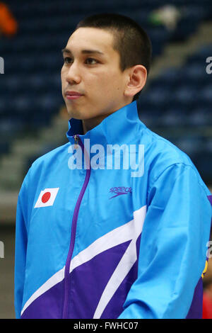 Yokohama International Swimming Center, Kanagawa, Japan. 12th June, 2016. Shinichi Hirota Swimming : Japan Swimming championships of Persons with an Intellectual Disability in Yokohama International Swimming Center, Kanagawa, Japan . © Shingo Ito/AFLO SPORT/Alamy Live News Stock Photo