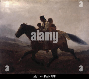 Eastman Johnson, A Ride For Liberty, The Fugitive Slaves, Painting, C ...