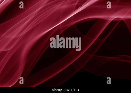Movement of red smoke on black background. fire design Stock Photo - Alamy
