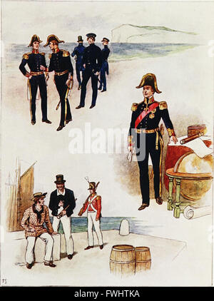 The Royal Navy (1907) Stock Photo