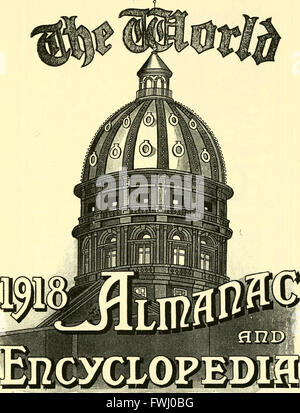 The World almanac and encyclopedia (1918) Stock Photo