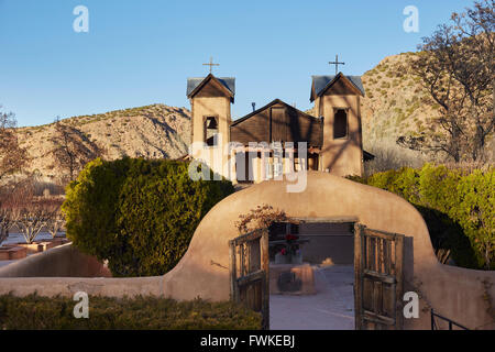 El Santuario de Chimayó, Chimayo, New Mexico, USA Stock Photo