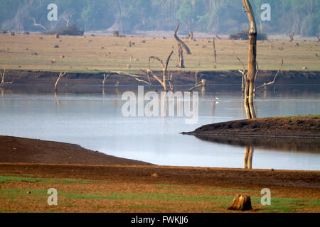 Kabini Reservoir in summer time Stock Photo