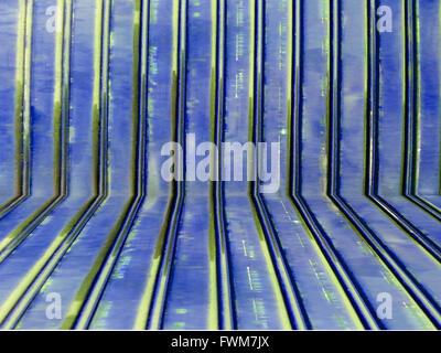 blue iron texture background Stock Photo