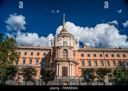 Mikhailovsky Castle, aka St Michael's castle, or Engineers castl Stock Photo