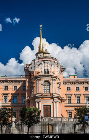 Mikhailovsky Castle, aka St Michael's castle, or Engineers castl Stock Photo