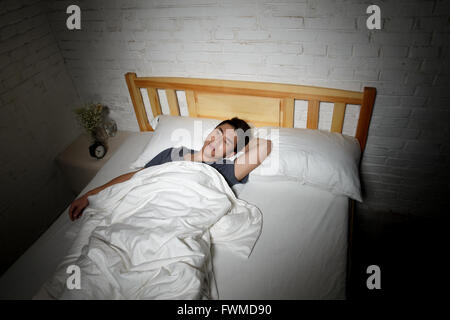 Young man in ill Stock Photo