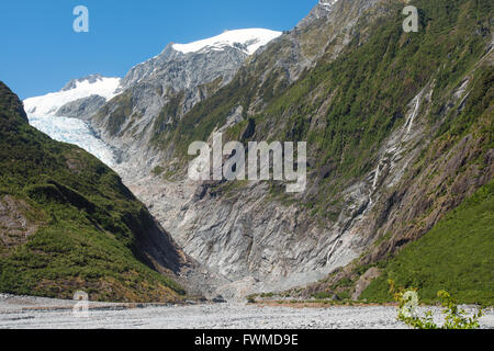 Franz Josef Glacier in Westland National Park, New Zealand Stock Photo