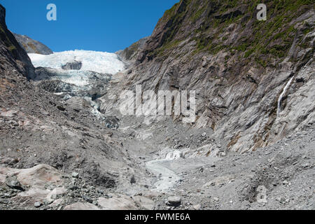 Franz Josef Glacier in Westland National Park, New Zealand Stock Photo