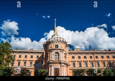 Mikhailovsky Castle, aka St Michael's castle, or Engineers castl Stock Photo