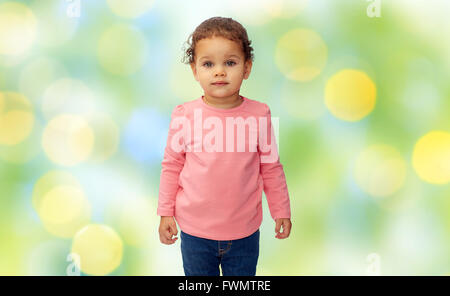 beautiful little baby girl portrait Stock Photo