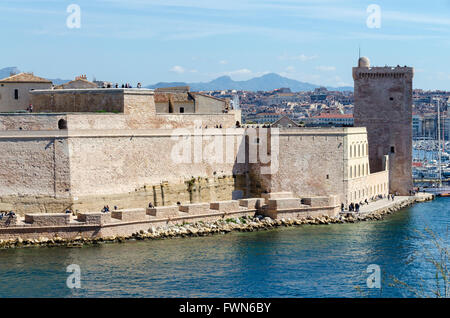 Fort Saint Jean Marseille, Bouches-du-Rhône, France Stock Photo