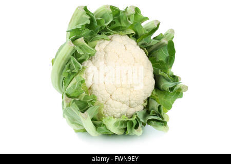 Cauliflower vegetable isolated on a white background Stock Photo