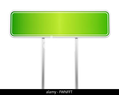 Highway sign isolated on white background Stock Photo - Alamy