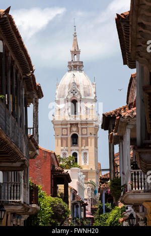 Metropolitan Cathedral Basilica of Saint Catherine of Alexandria in Cartagena de Indias Stock Photo