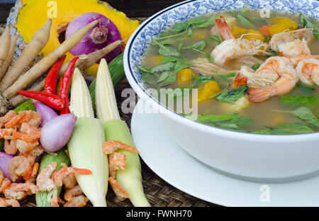 kind of Thai vegetable curry Stock Photo