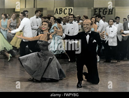 Daddy Long Legs, aka: Daddy Langbein, USA 1955, Regie: Jean Negulesco, Darsteller: Leslie Caron, Fred Astaire Stock Photo