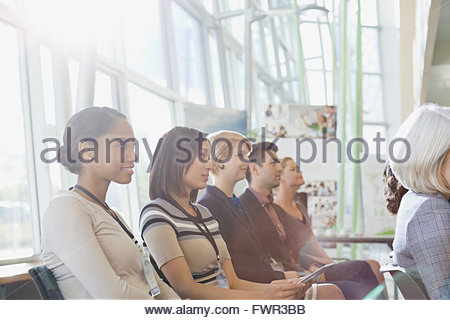 Business people attending meeting in conference room Stock Photo - Alamy