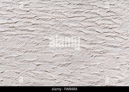 White plasterwork with abstract texture Stock Photo