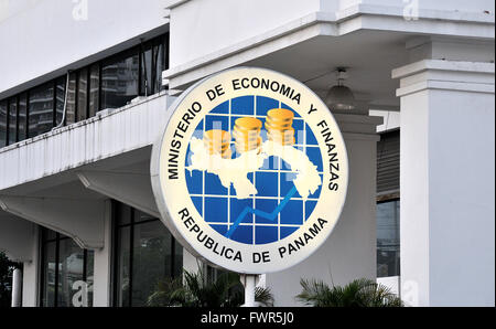 Economy and finances ministry building Panama city Panama Stock Photo