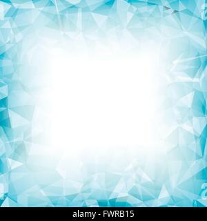 Azure Polygonal Background Stock Vector