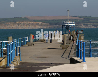 Stone Pier Weymouth Dorset UK Stock Photo