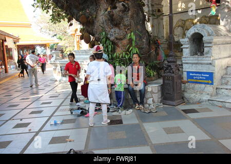 Wat Phra That Doi Suthep, Chiang Mai, Thailand Stock Photo