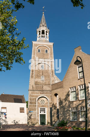 Tower of our Lady in Gouda, South Holland, Netherlands Stock Photo