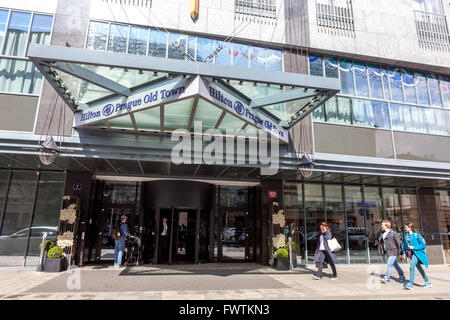 Hilton, Prague Old Town, hotel Prague, Czech Republic Stock Photo - Alamy