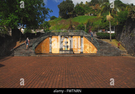 Martinique, St Pierre, Ruined Theatre Stock Photo