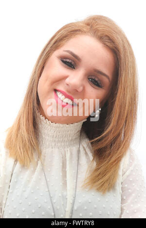 Portrait of a caucasion contemporary young woman Stock Photo