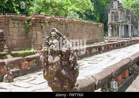 Preah Khan Temple, Cambodia Stock Photo