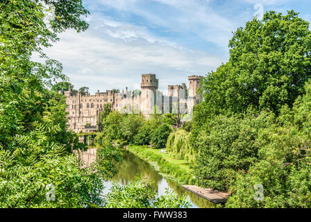 Warwick Castle, Warwickshire, England, UK Stock Photo