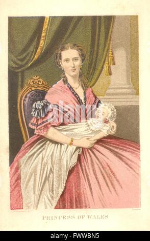 Kronheim Chromolithograph of the Princess of Wales, 1864 Stock Photo