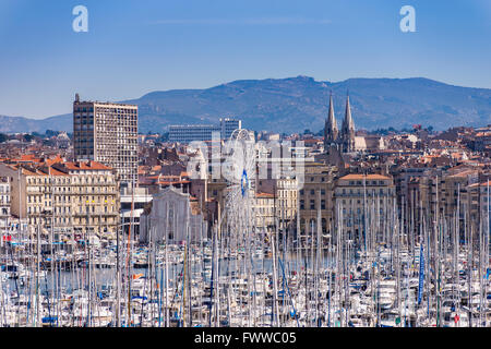 Vieux Port Marseille France Stock Photo