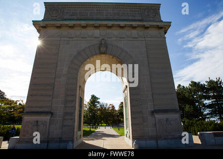 The arch at RMC in Kingston, Ont., on Oct. 11, 2014. Stock Photo