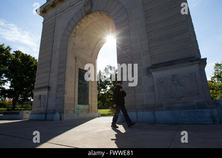 The arch at RMC in Kingston, Ont., on Oct. 11, 2014. Stock Photo