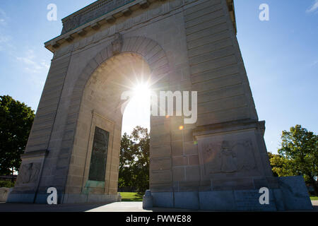 The arch at RMC in Kingston, Ont., on Oct. 11, 2014. Stock Photo