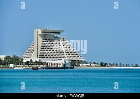 Sheraton Hotel in Doha, Qatar Stock Photo