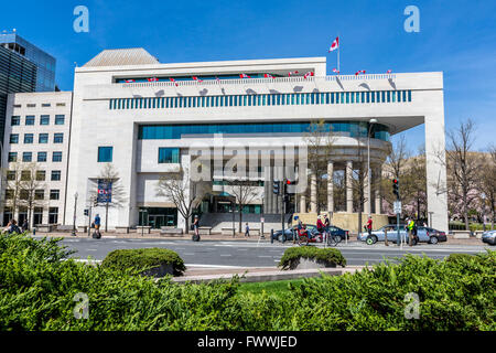 The Canadian Embassy building - Washington, DC USA Stock Photo - Alamy