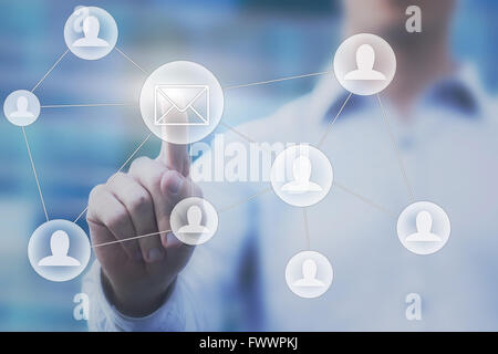 email marketing concept Stock Photo