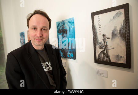 Berlin, Germany. 26th Feb, 2013. FILE - A file picture shows Andreas Lange, director of the Berlin museum of computer games, posing in a Tomb Raider exhibition in Berlin, Germany, 26 February 2013. Photo: JOERG CARSTENSEN/dpa/Alamy Live News Stock Photo