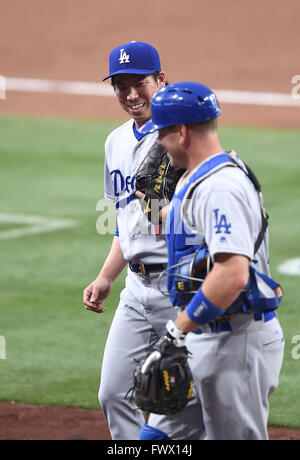 Los Angeles Dodgers catcher Diego Cartaya poses for a photograph during  spring training baseball photo day in Phoenix, Wednesday, Feb. 22, 2023.  (AP Photo/Ross D. Franklin Stock Photo - Alamy