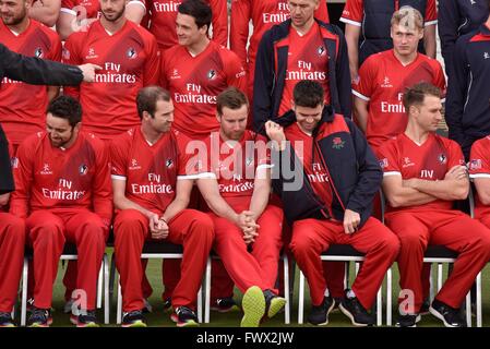 Manchester  UK  8th April 2016  Lancashire County Cricket Club holds  its annual pre-season Media Day, when team and individual photographs and interviews are available. Credit:  John Fryer/Alamy Live News Stock Photo