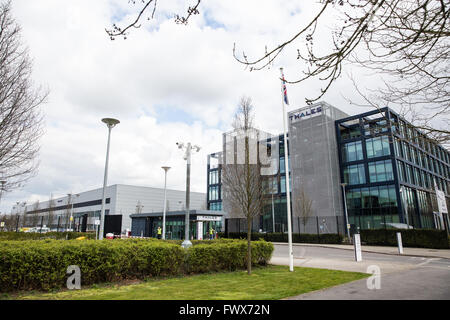 Crawley, UK. 8th April, 2016. The Thales arms factory in Crawley. Credit:  Mark Kerrison/Alamy Live News Stock Photo