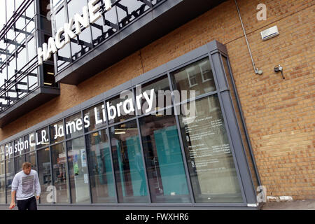 C L R James Library, Dalston, London Stock Photo