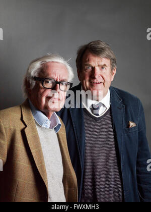 Alexander Chancellor & Jeremy Lewis at the Oldie Literary Lunch 08-3-16 Stock Photo